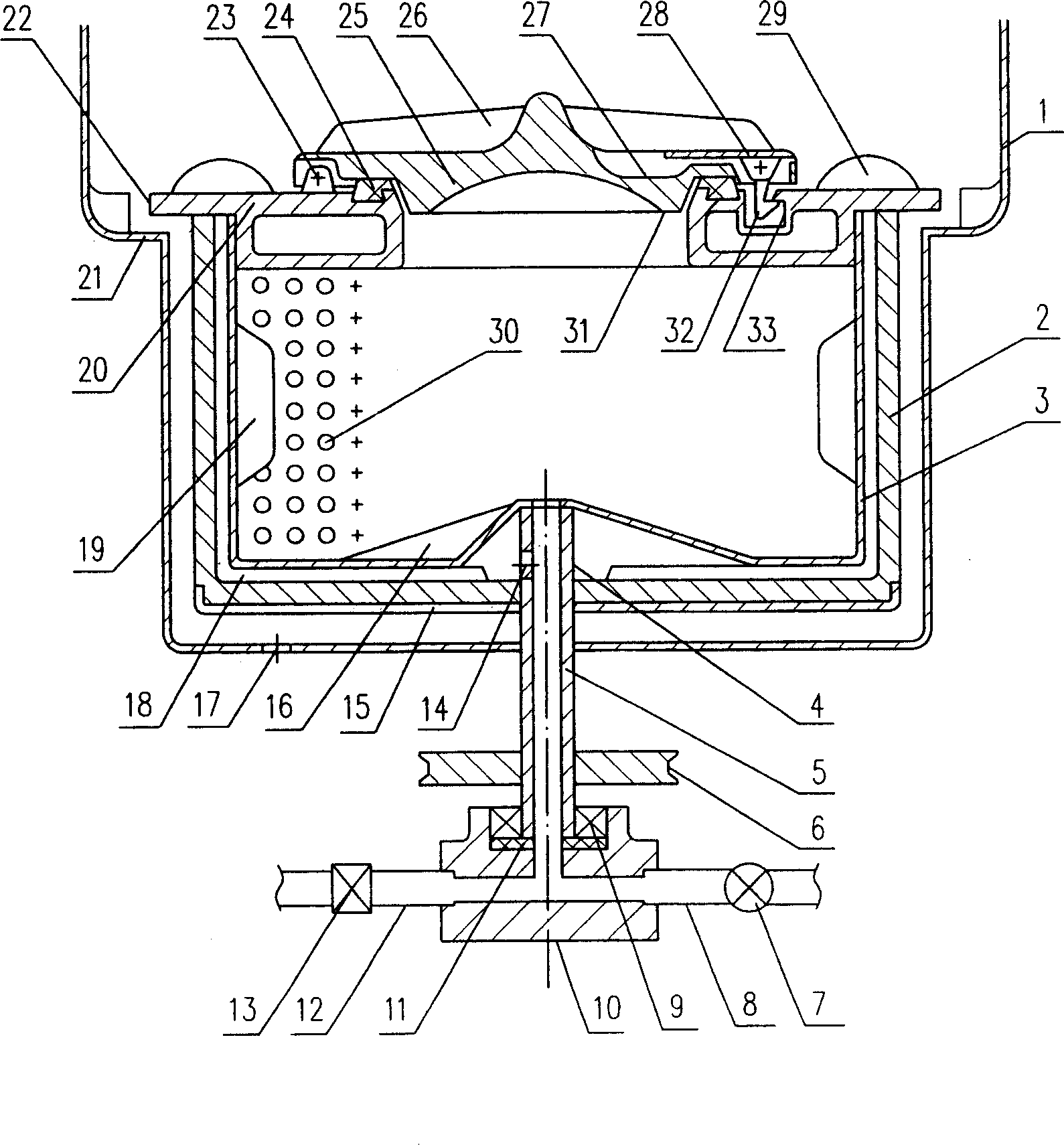 Washing machine for classified washing