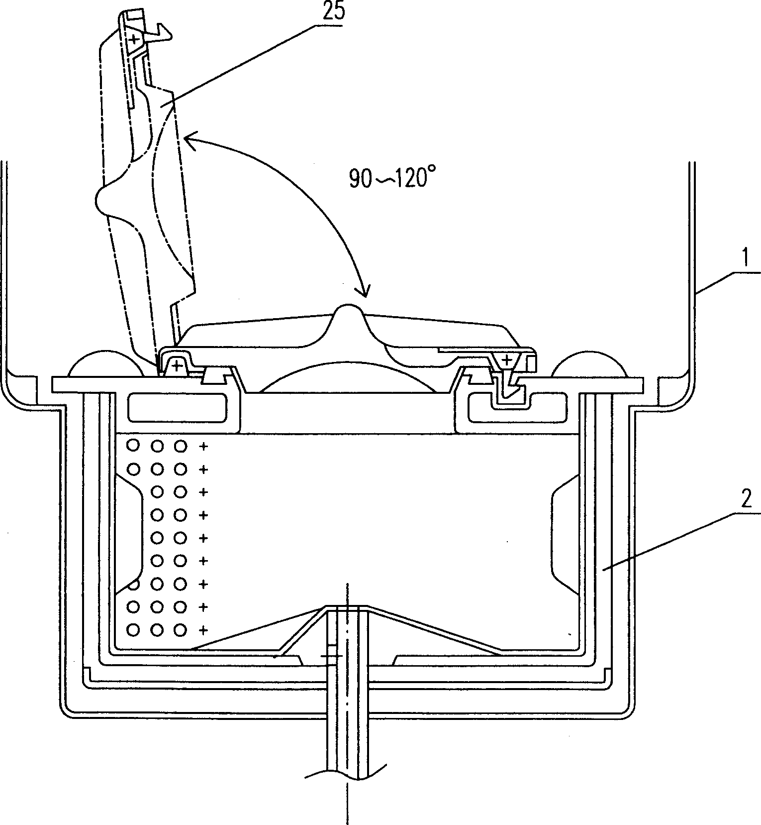 Washing machine for classified washing