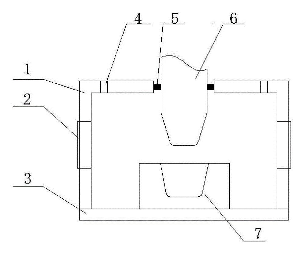 Underwater friction stitch welding local dry method small draining device