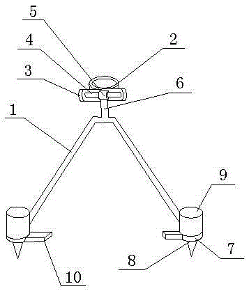 A safe and reliable fire extinguishing launch bracket with long service life