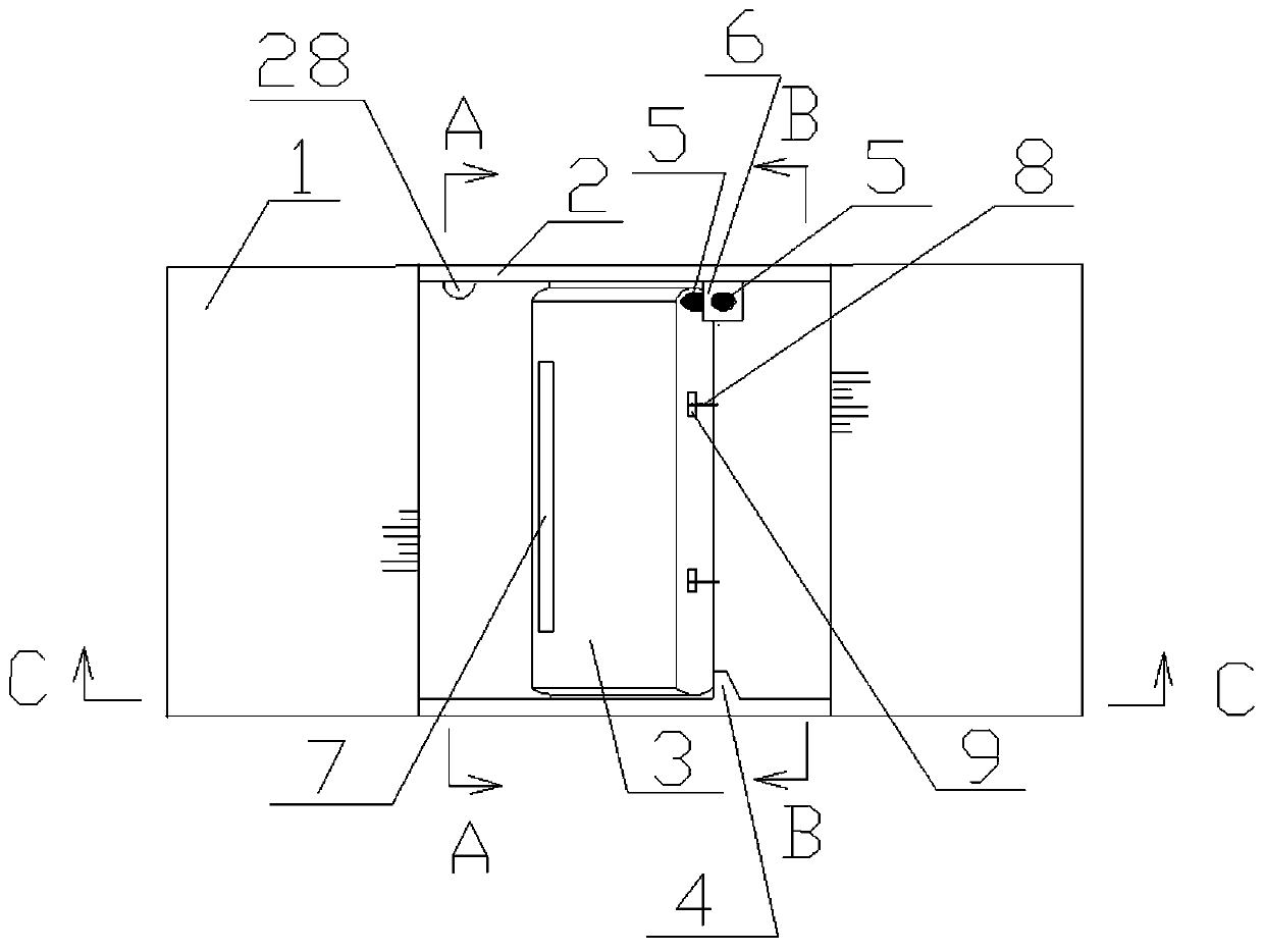 Inclined axis vertical automatic opening and closing flap gate