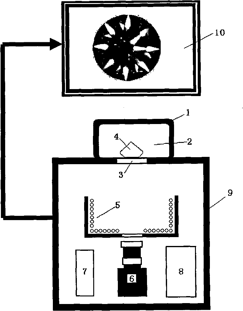 Method and instrument for measuring and displaying optical effect of diamond