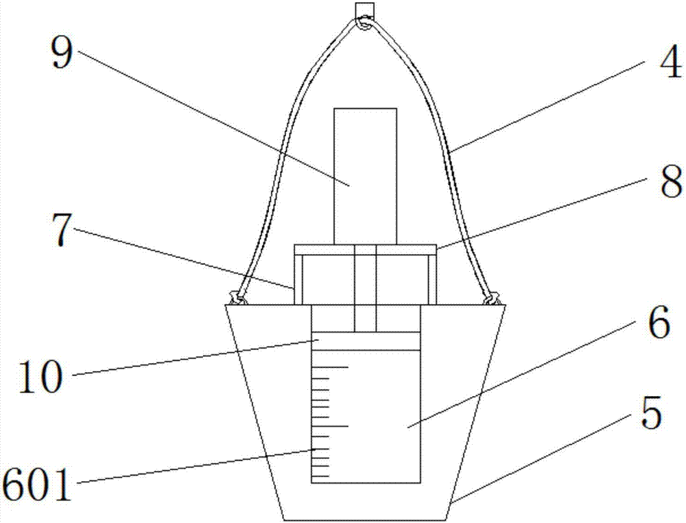 Prawn bait casting device