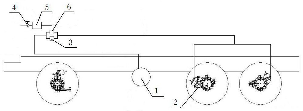 Engineering vehicle parking brake system and its control method