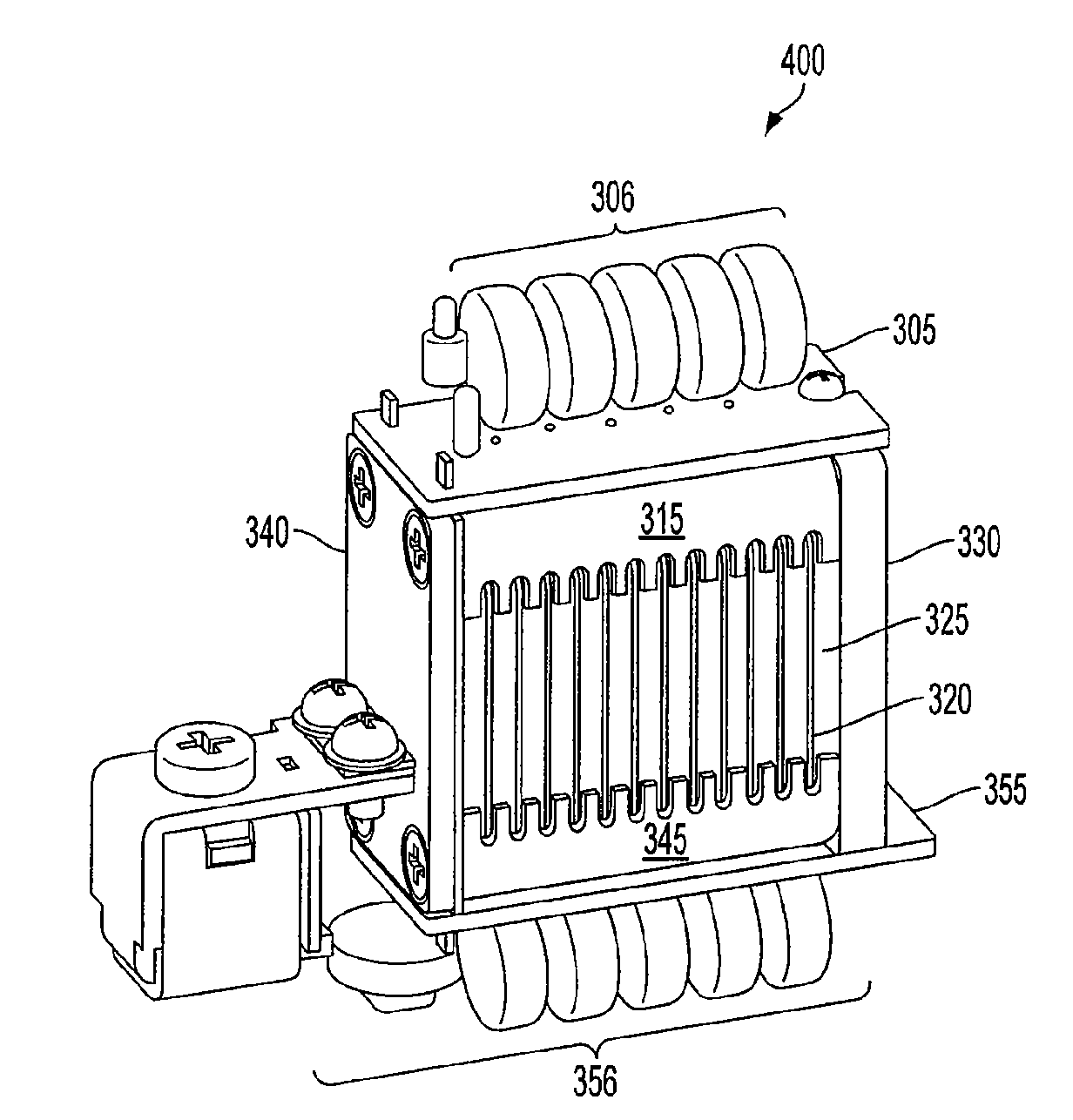 SURGE PROTECTION DEVICE USING METAL OXIDE VARISTORS (MOVs) AS THE ACTIVE ENERGY CONTROL MULTIPLE GAP DISCHARGING CHAIN