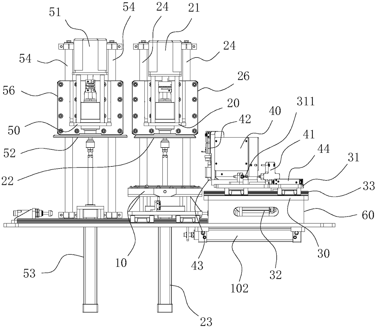 Novel steel ball assembling and oil coating integrated device