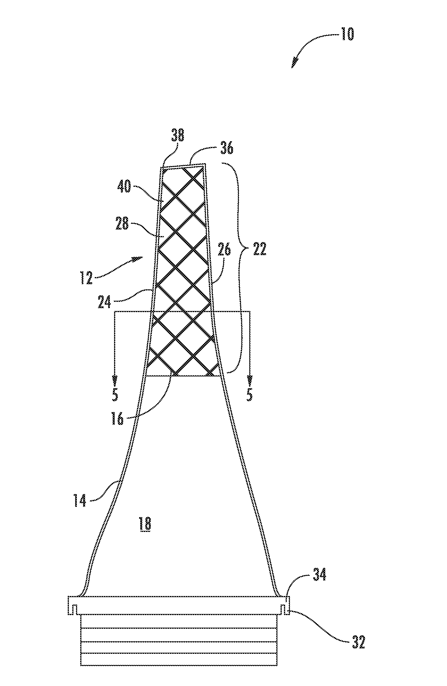 Turbine airfoil with outer wall thickness indicators