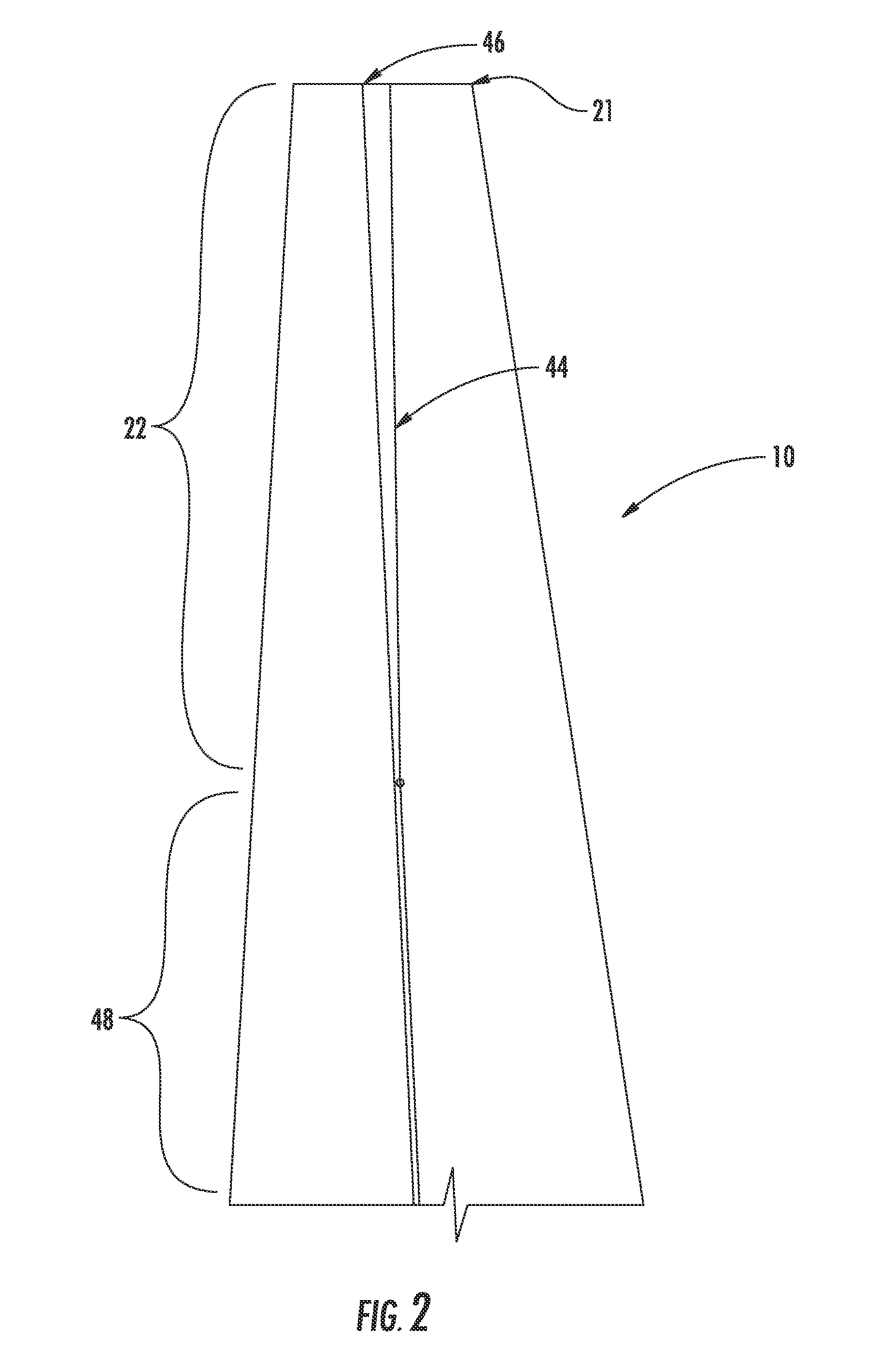 Turbine airfoil with outer wall thickness indicators