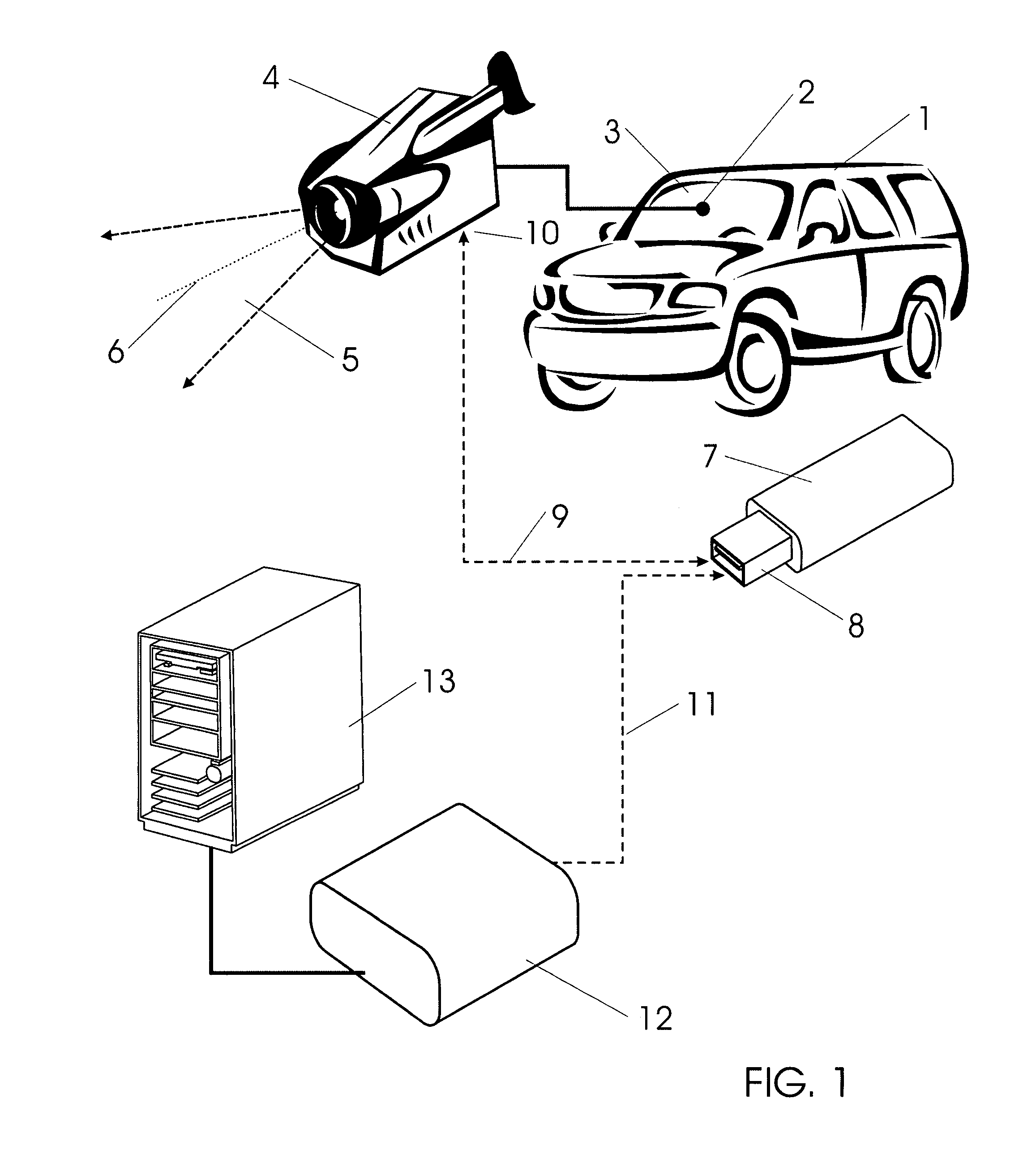 Distributed vehicle event recorder systems having a portable memory data transfer system