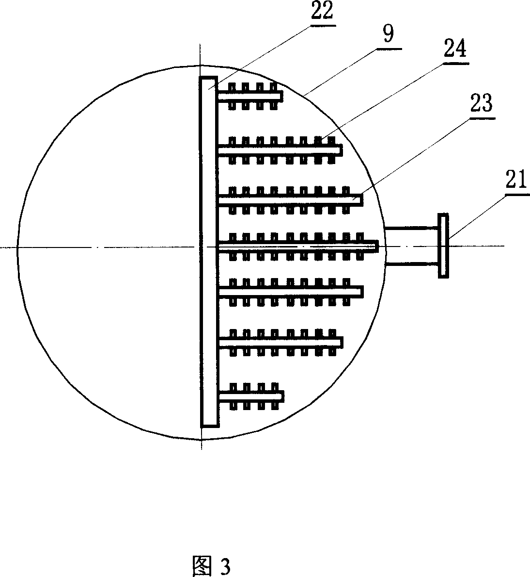 Multi-stage inner-circulation nitration-denitrification biological denitrogenation reactor