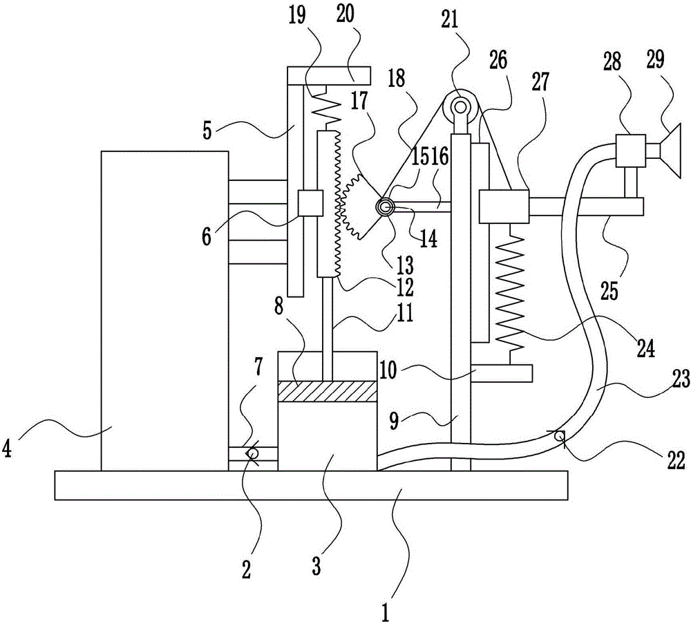 Driverless car shell paint spraying device