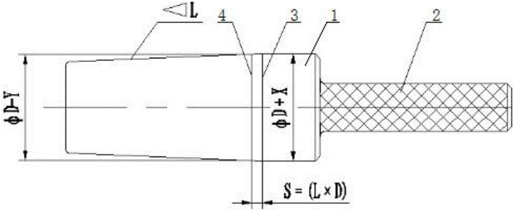 Method for detecting orifice of conical bore