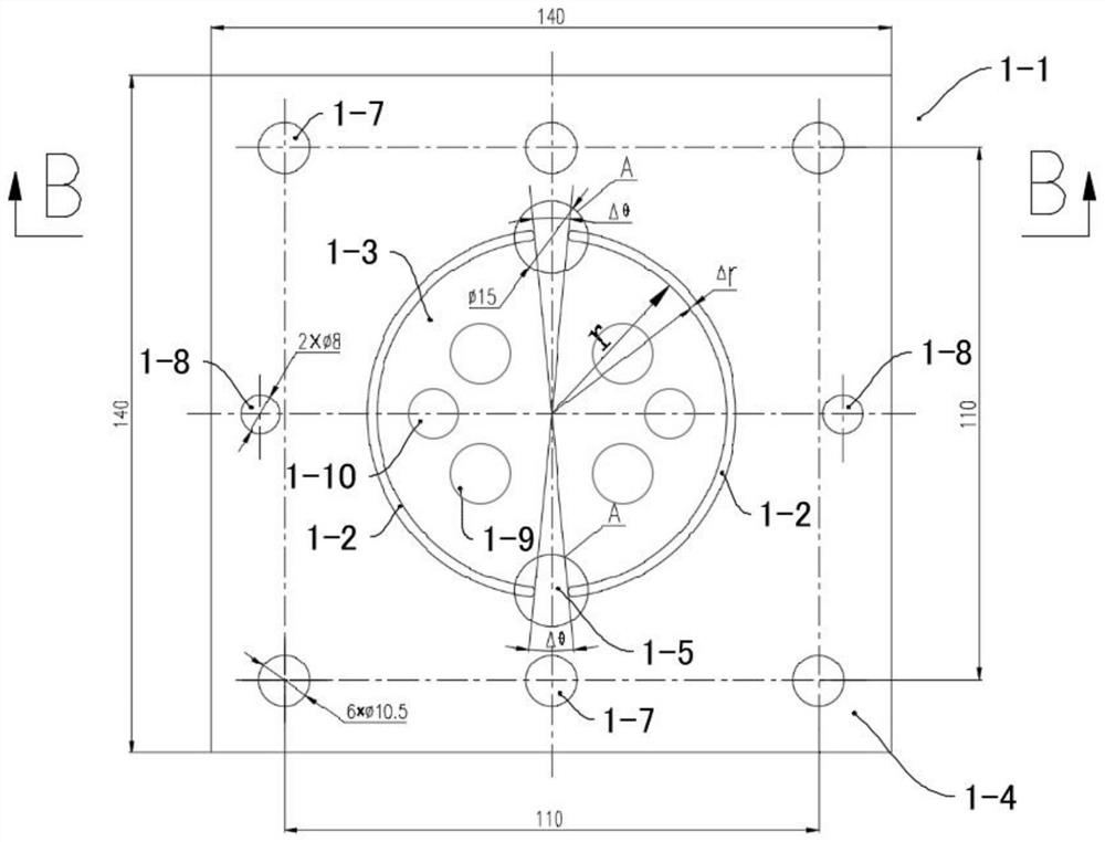 Test sample for measuring plate Bauschinger effect, test fixture and test method