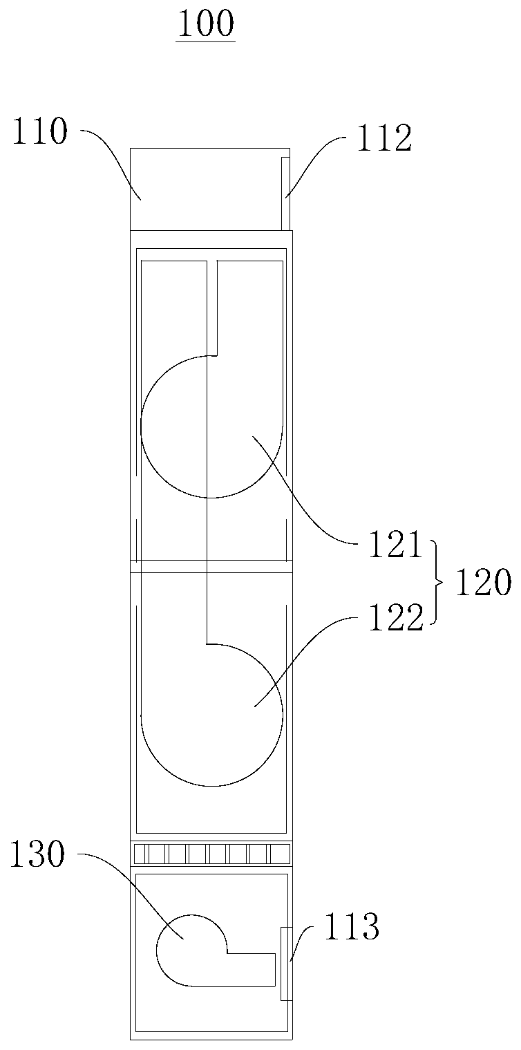 Air exhausting control method and device and up-down air exhausting cabinet