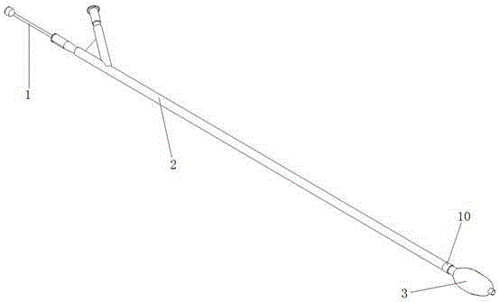 Balloon guide apparatus for pedicle approach kyphosis vertebroplasty operation