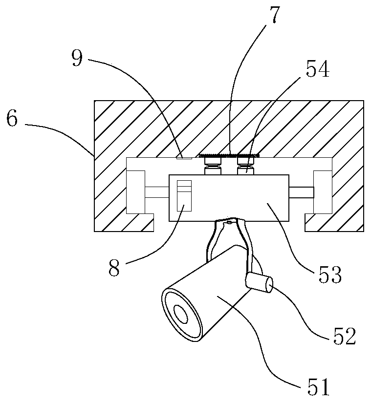 Projection type AGV two-dimensional code navigation system and application thereof