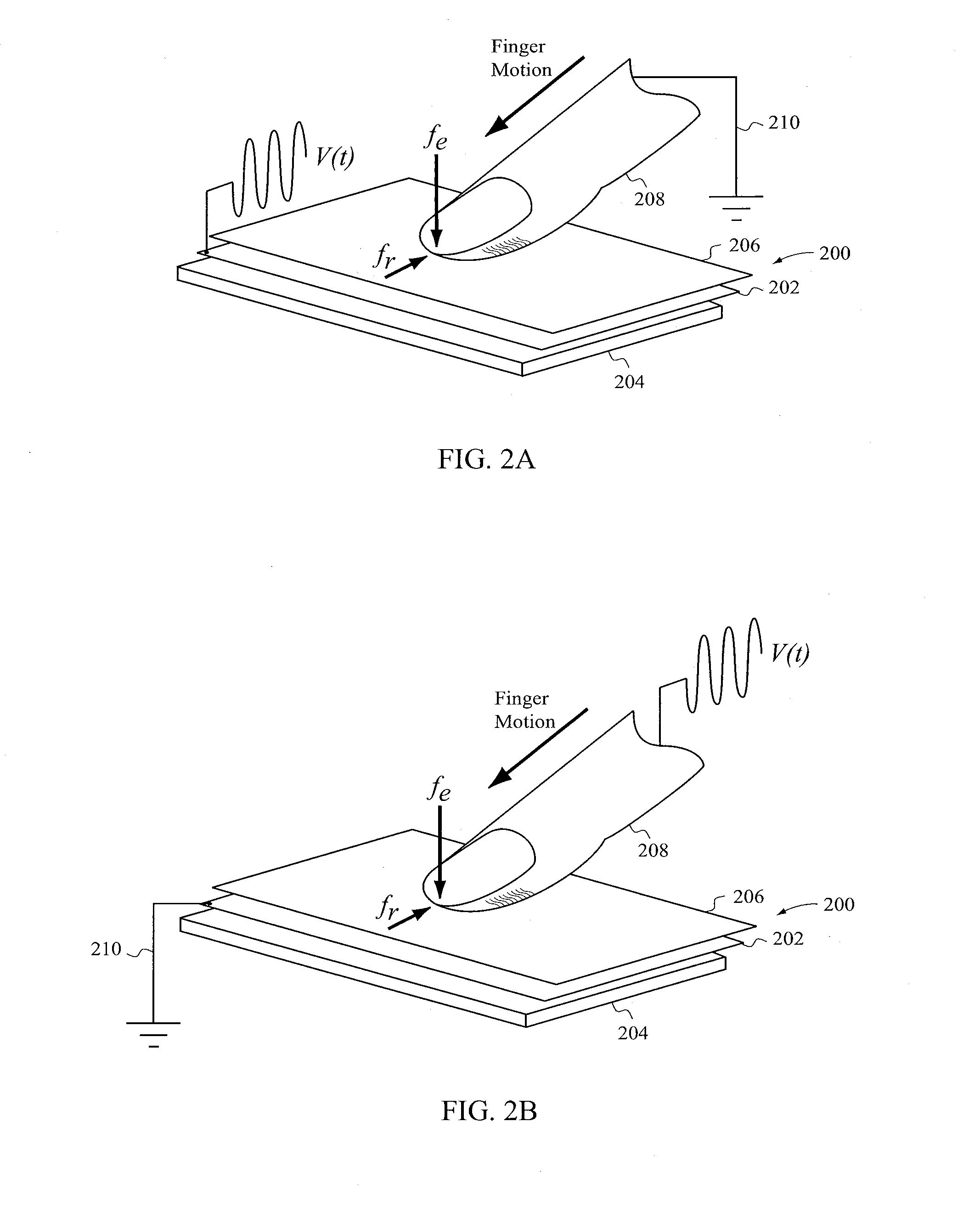 Electrovibration for touch surfaces