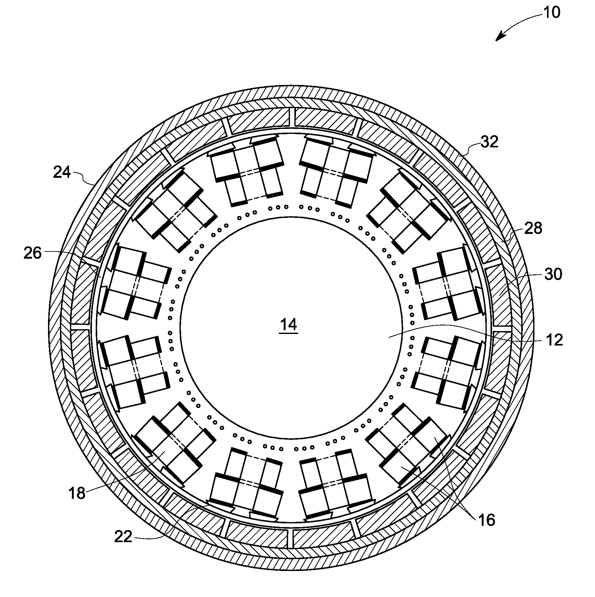 Fault tolerant permanent magnet machine