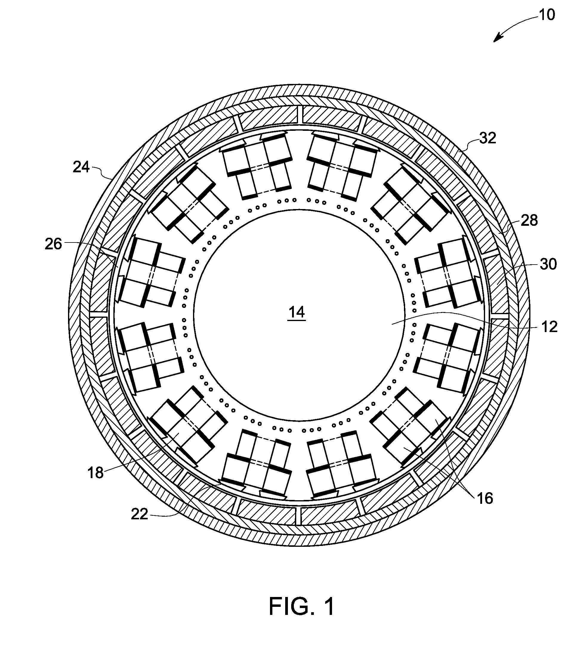 Fault tolerant permanent magnet machine