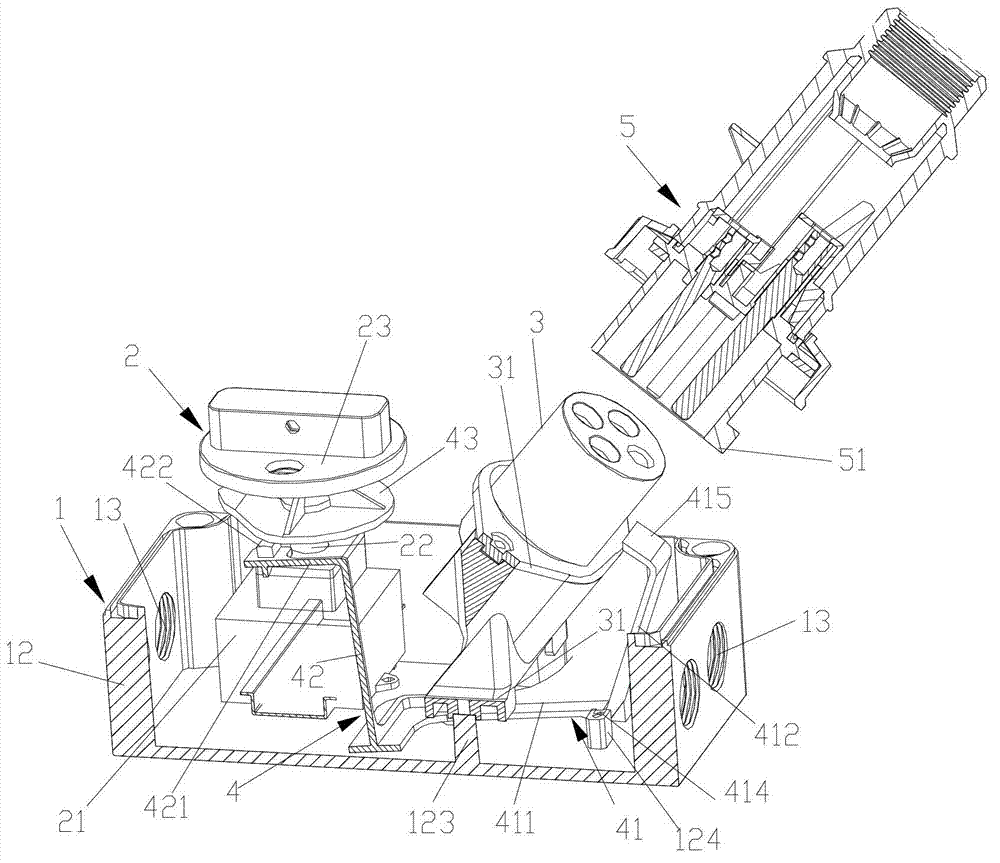 Mechanical interlocking socket