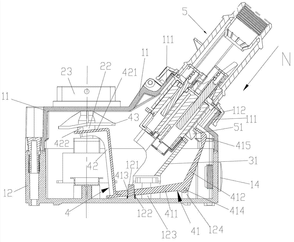 Mechanical interlocking socket