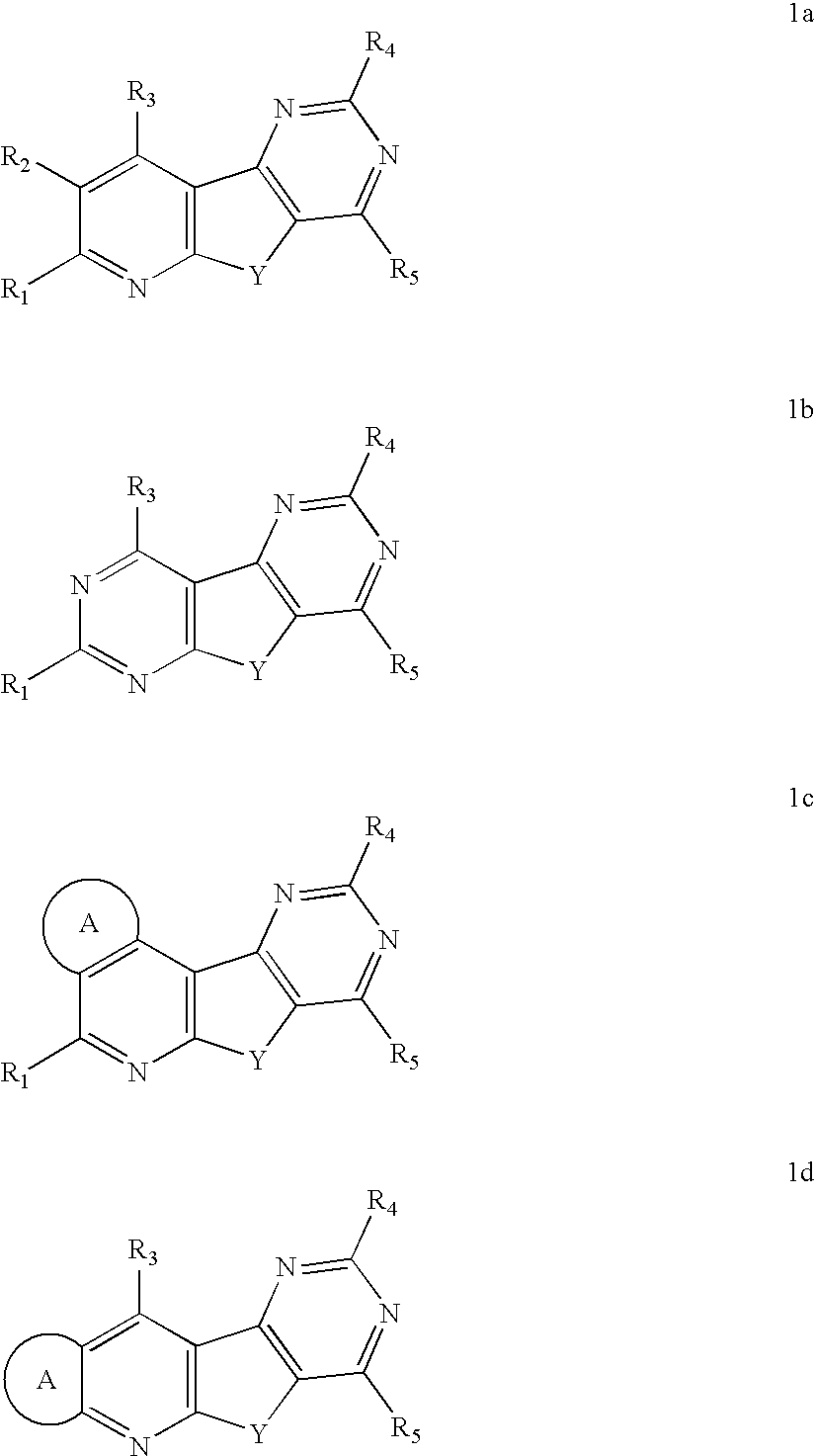 Substituted pyrido [3′, 2′: 4, 5] thieno [3, 2-D] pyrimidines and pyrido [3′, 2′: 4, 5] furo [3, 2-D] pyrimidines used as inhibitors of the PDE-4 and/or the release of TNF-ALPHA