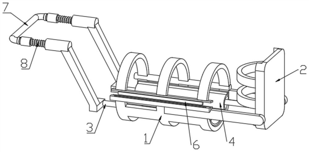 Lower limb deep venous thrombosis rehabilitation device based on ankle pump movement