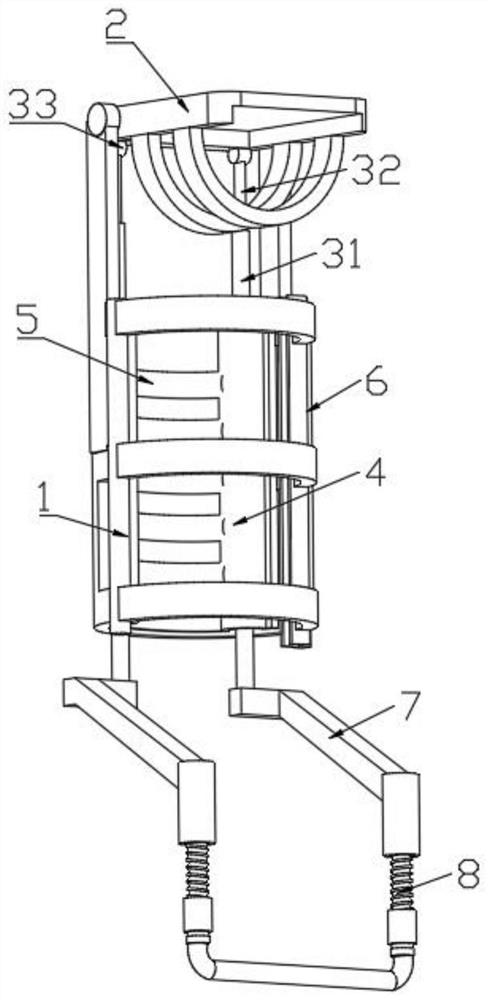 Lower limb deep venous thrombosis rehabilitation device based on ankle pump movement