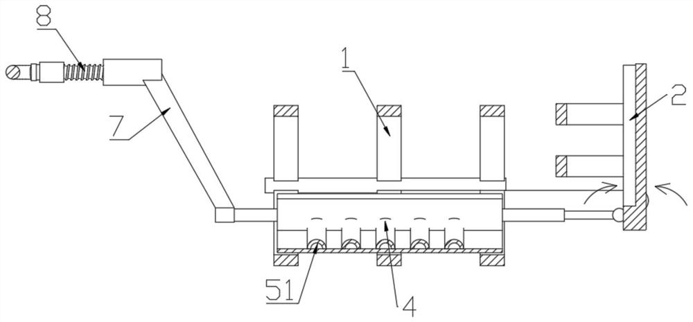 Lower limb deep venous thrombosis rehabilitation device based on ankle pump movement