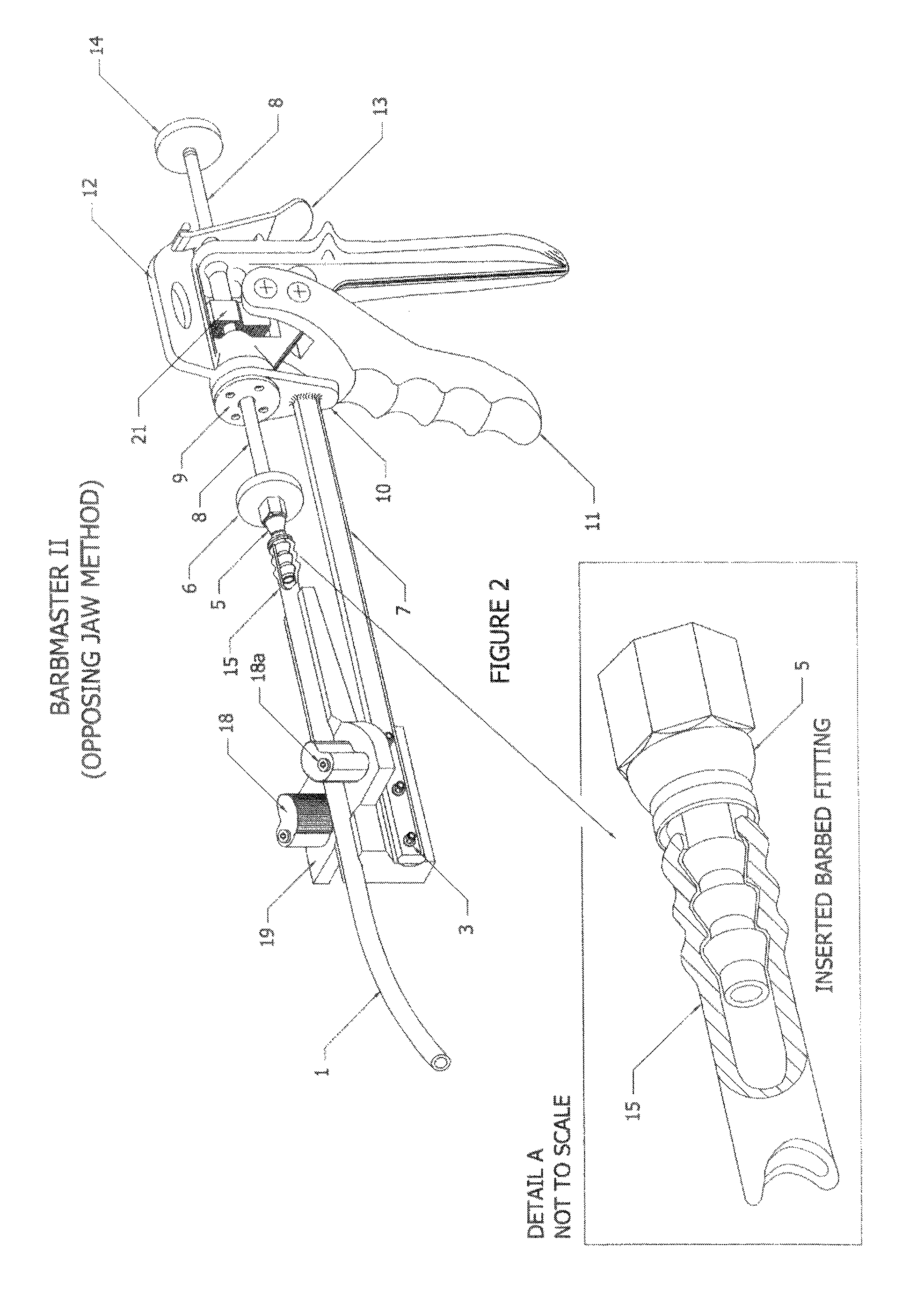 Hose fitting inserter