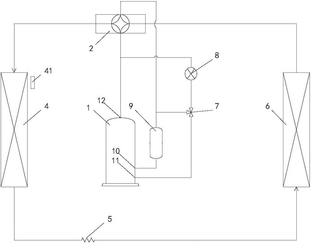 Double-cylinder variable-capacity air conditioning system and control method