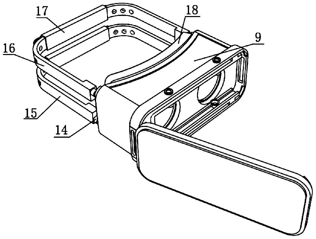 Virtual reality glasses