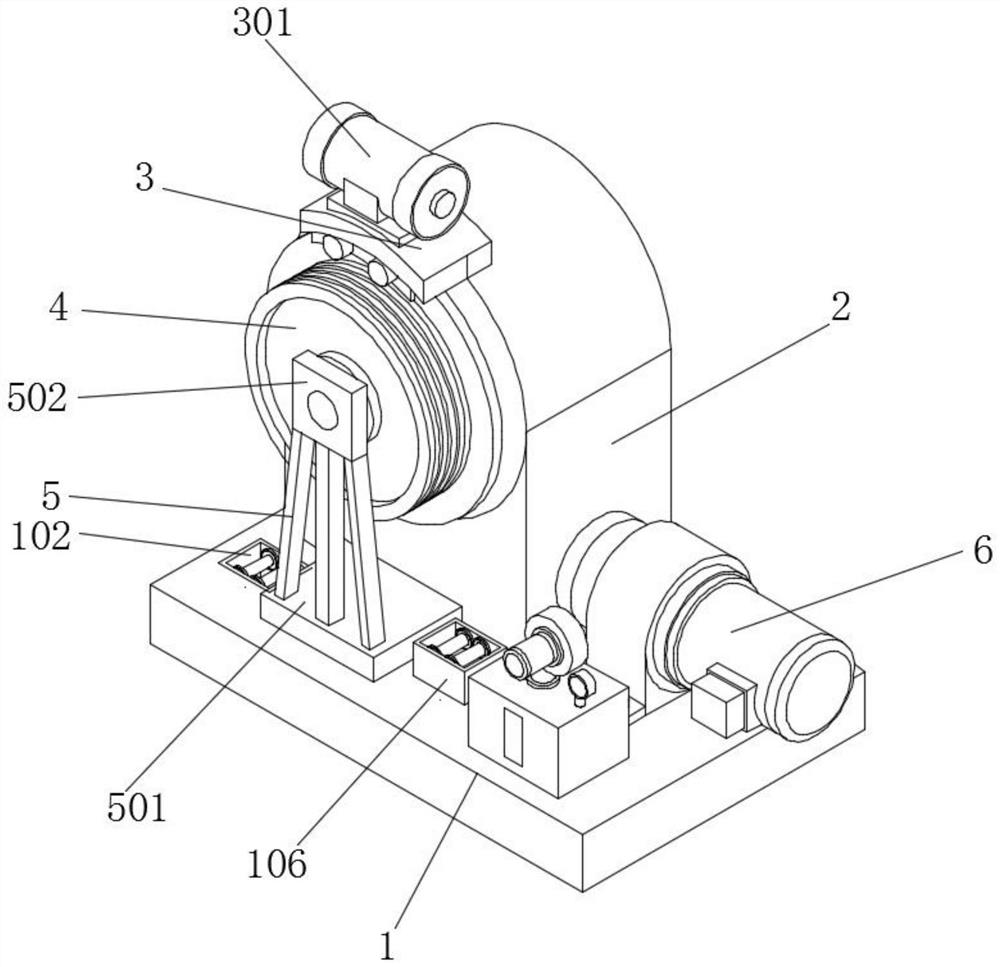 Driving device with driving rope guiding function for elevator control