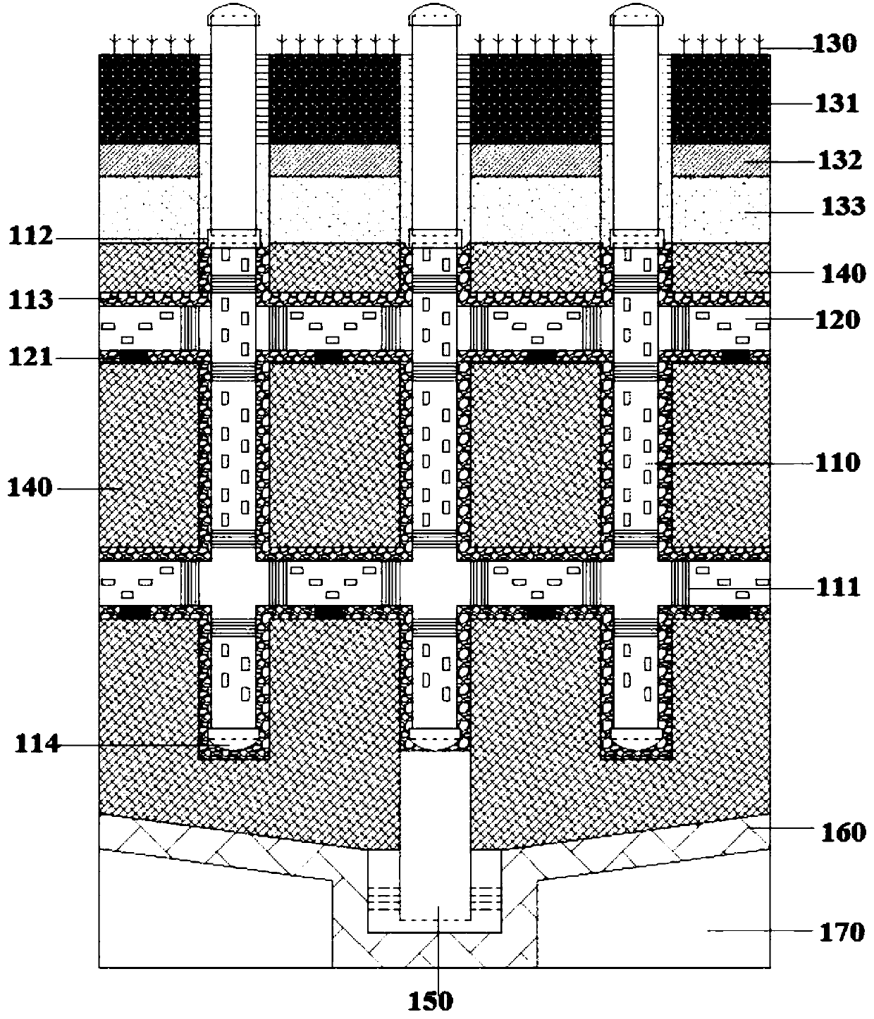 A two-way gas collection system for urban landfills