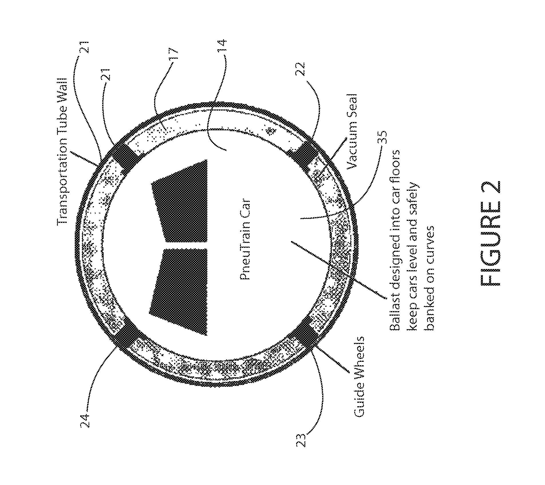 Pneumatic mass transportation system