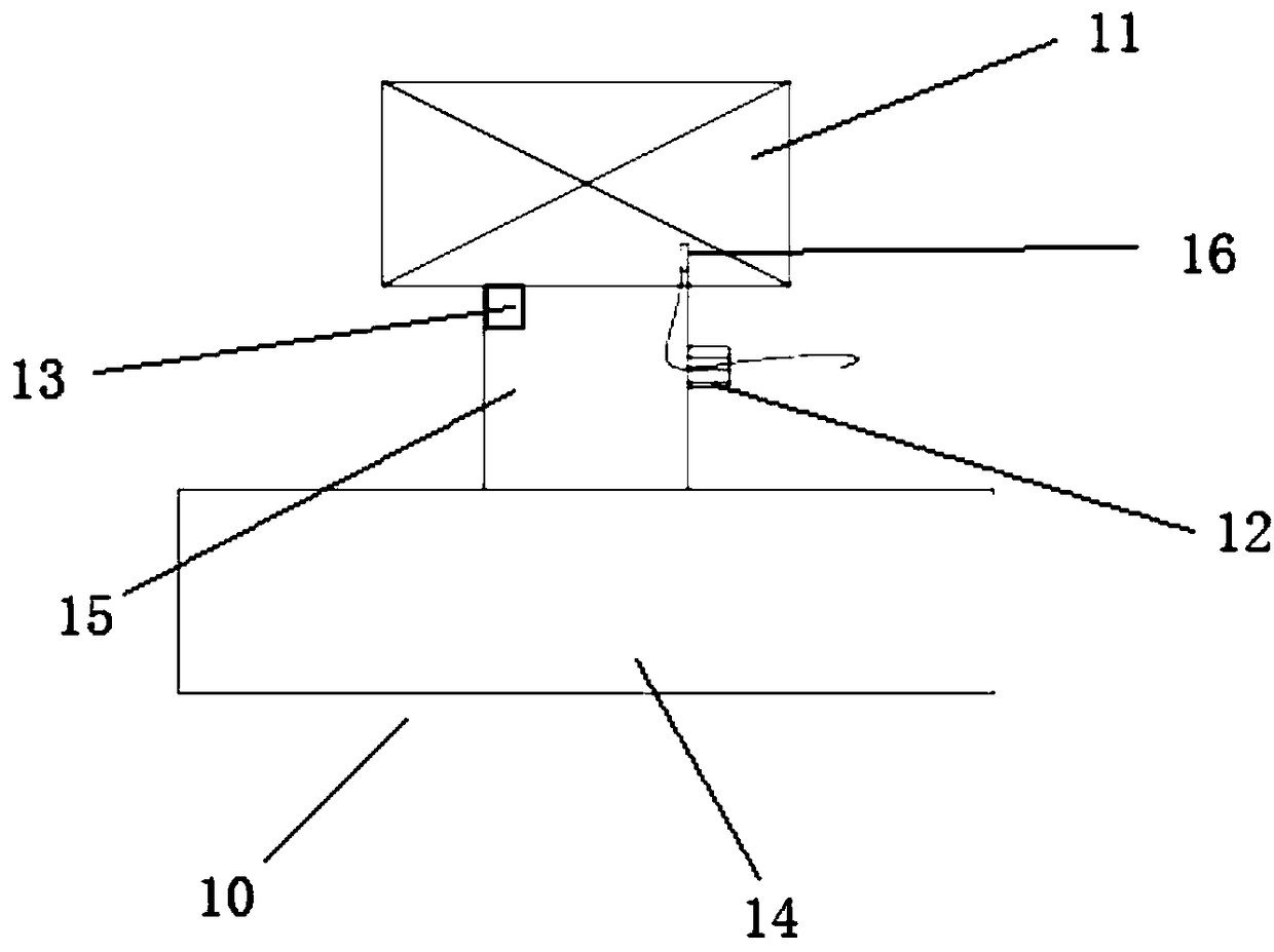 Cooling tower outlet water temperature measurement device and method