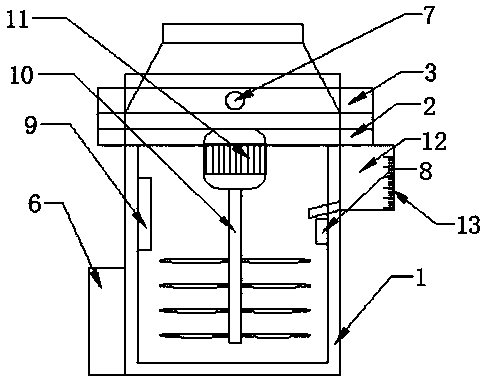 Initial fermenting barrel for enzyme