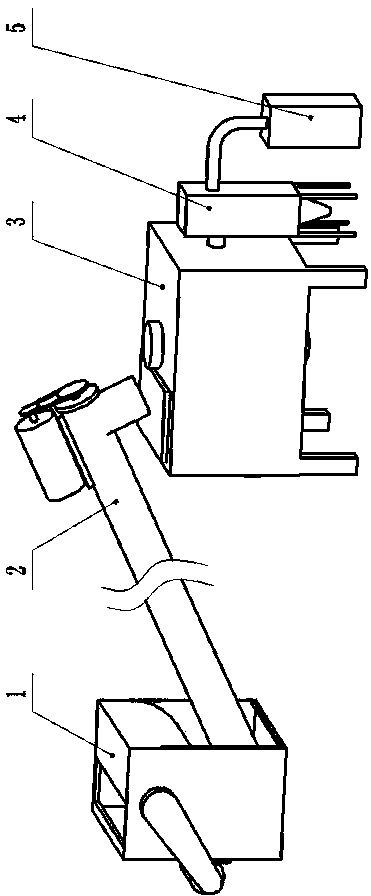 High-efficiency straw carbonization device