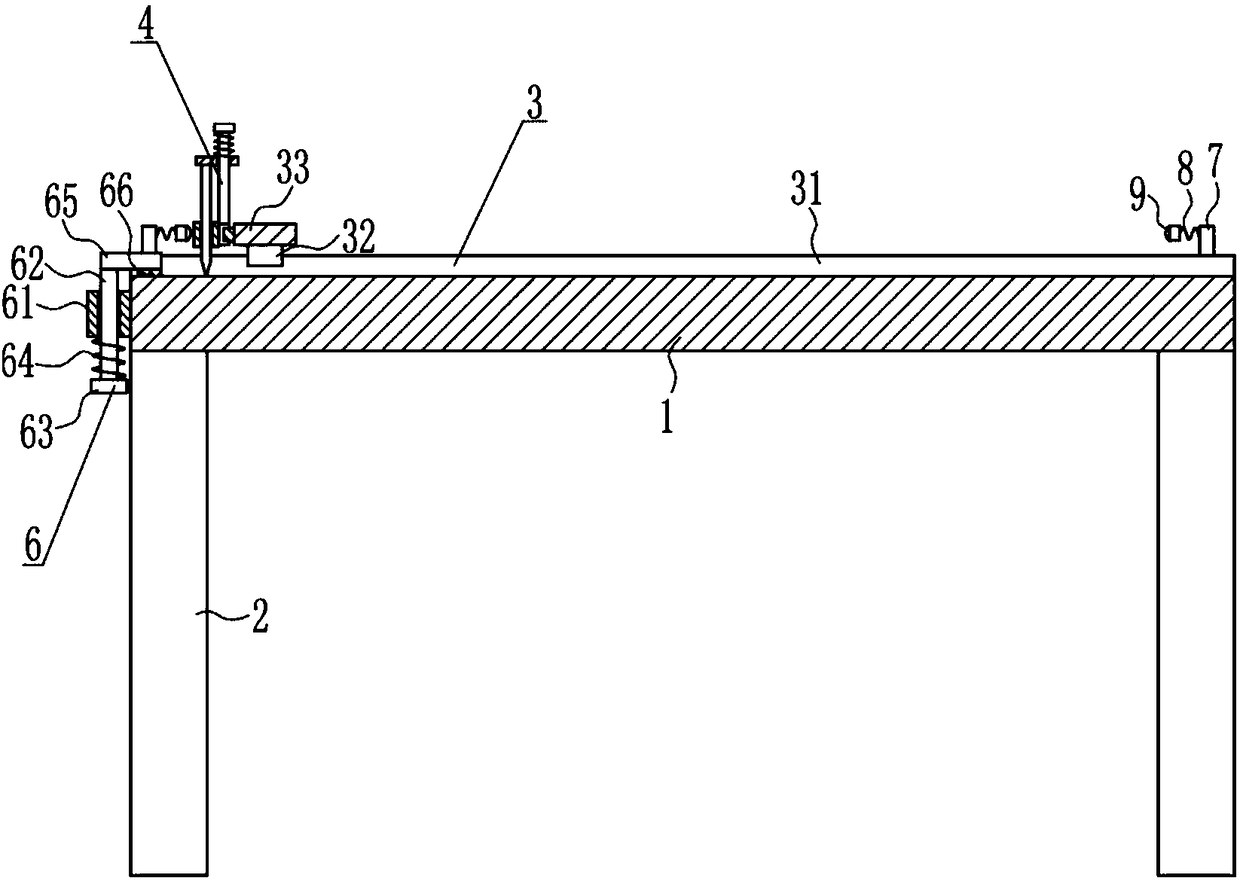 Stave straight line drawing equipment for music teaching