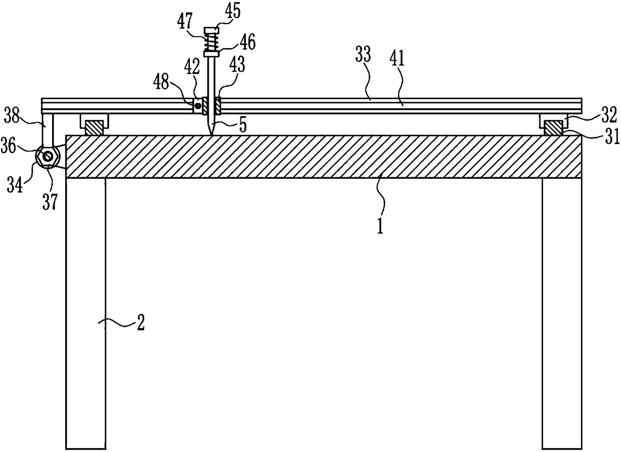 Stave straight line drawing equipment for music teaching