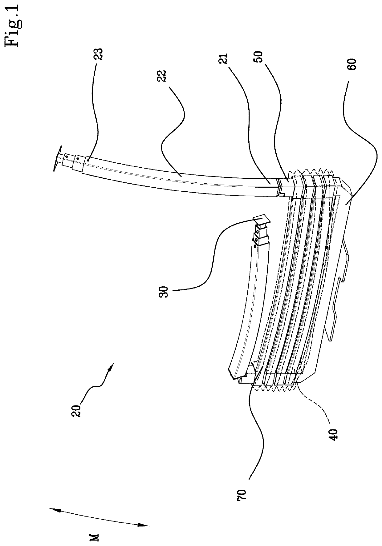 Apparatus for covering a vehicle emplacement and implementation method