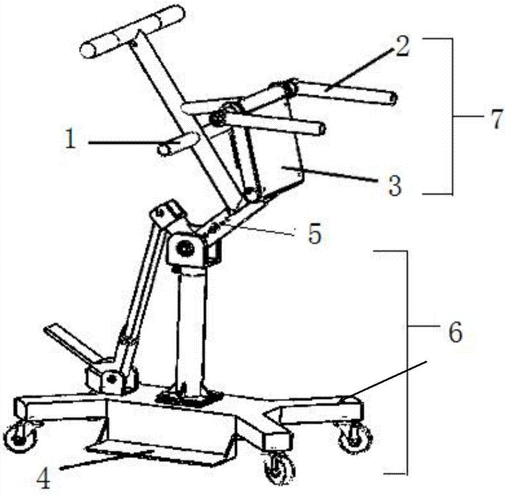 Behavior safety control method of moving riding nursing robot