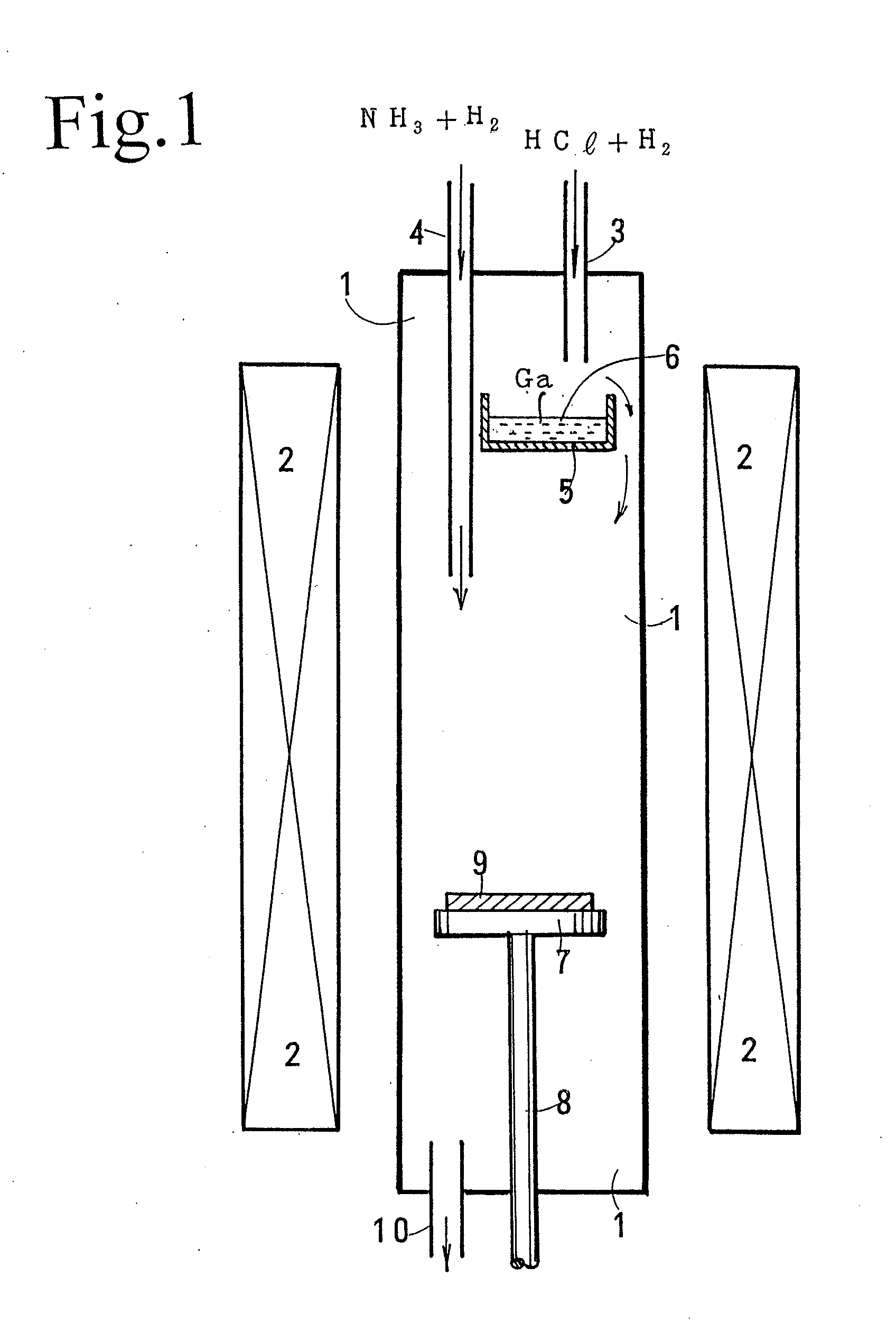 Oxygen doping method to gallium nitride single crystal substrate