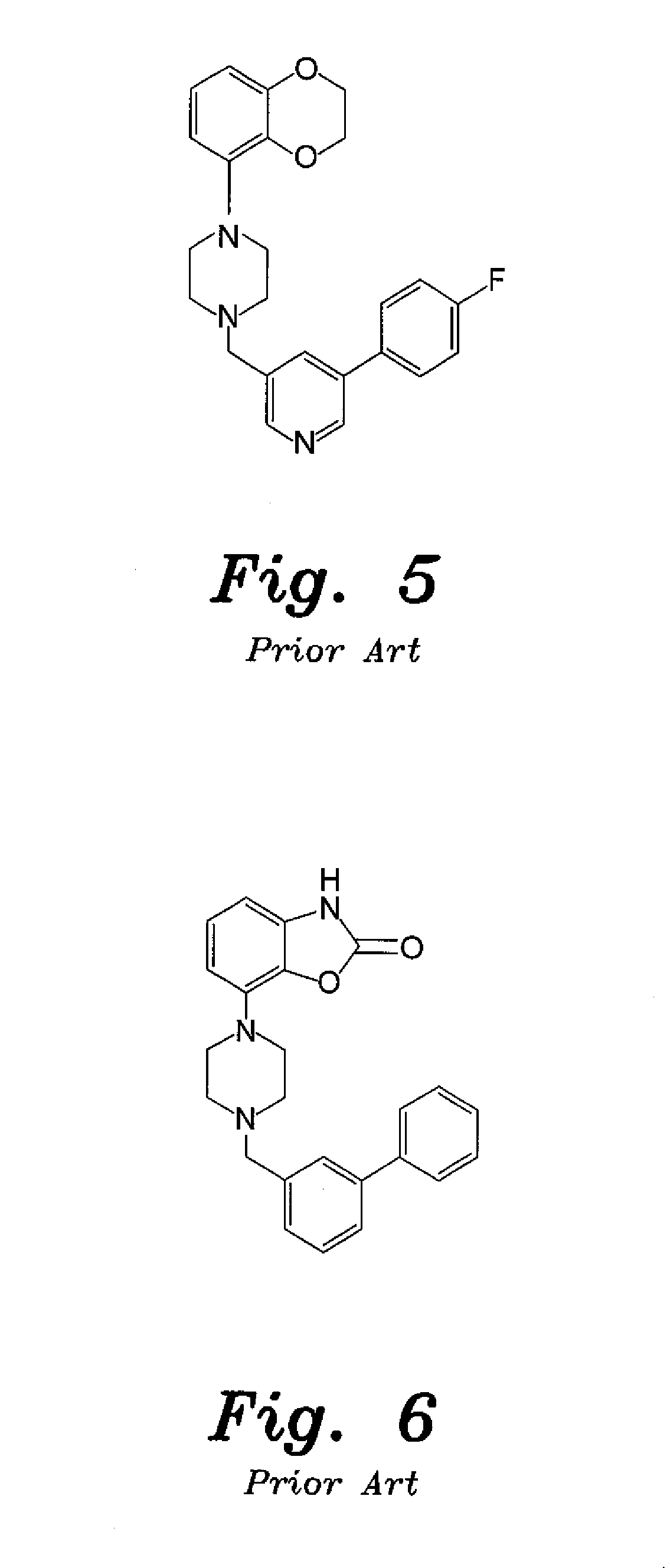 4-aryl-1-(biarylmethylene) piperidine compounds