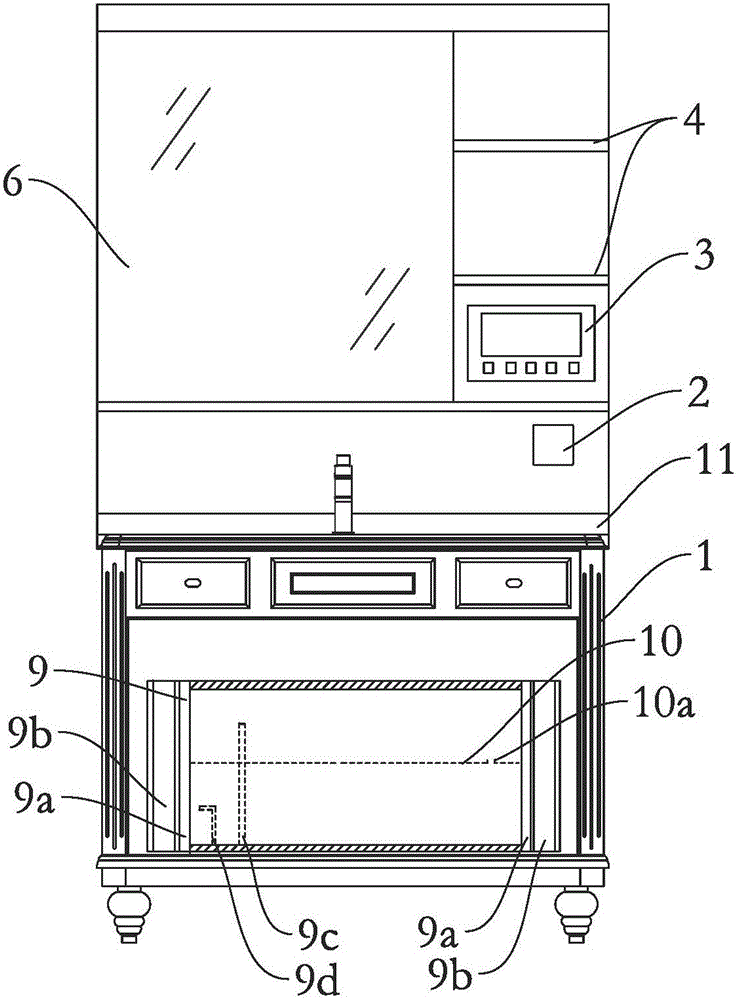 Safe, energy-saved and multifunctional bathroom cabinet