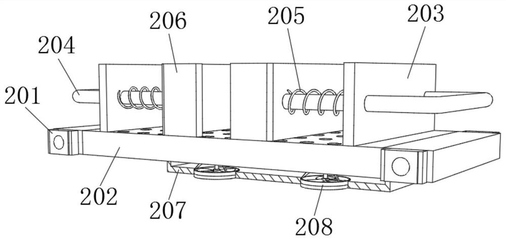 Computer placement rack convenient to use