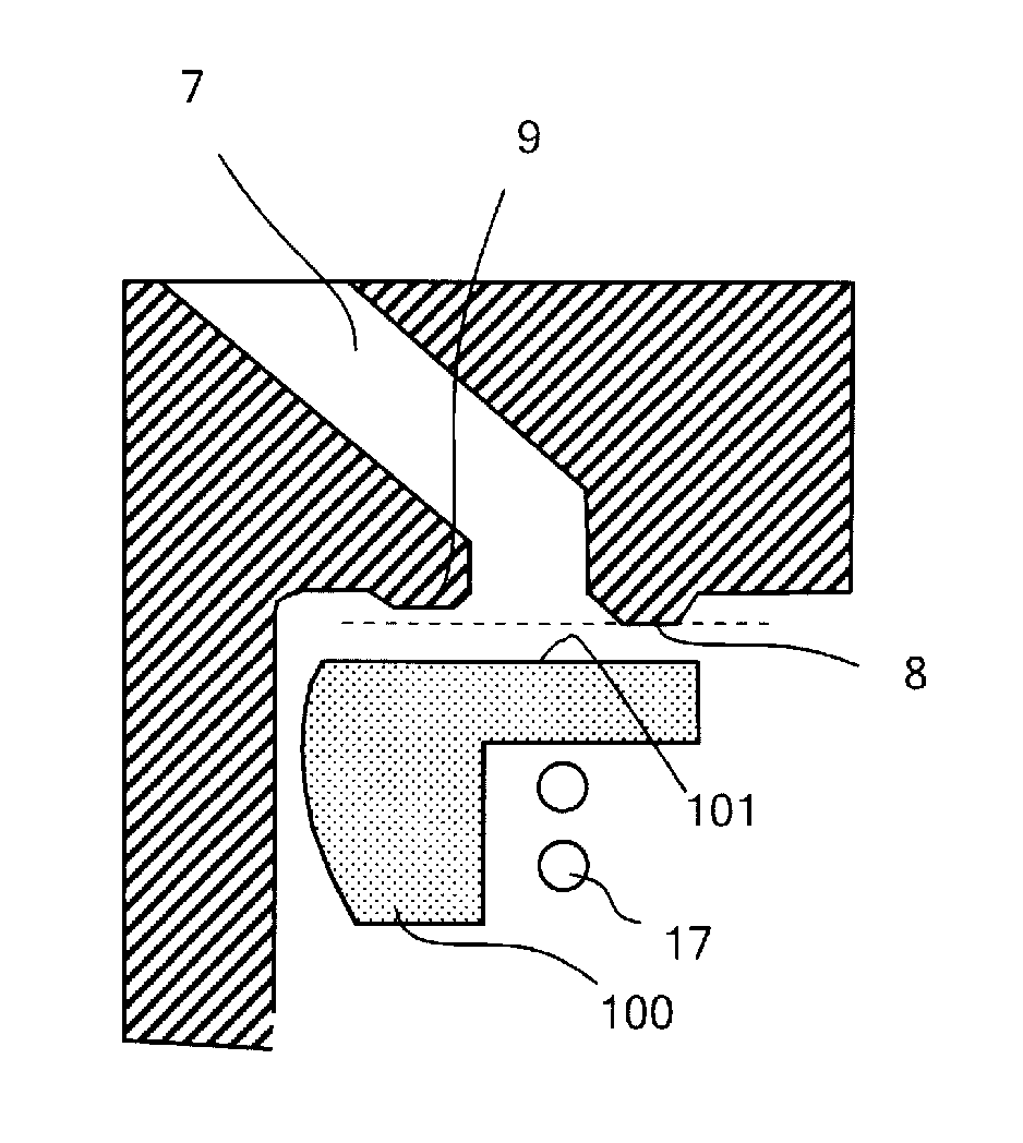 Face sealing annular valve for a fluid-working machine