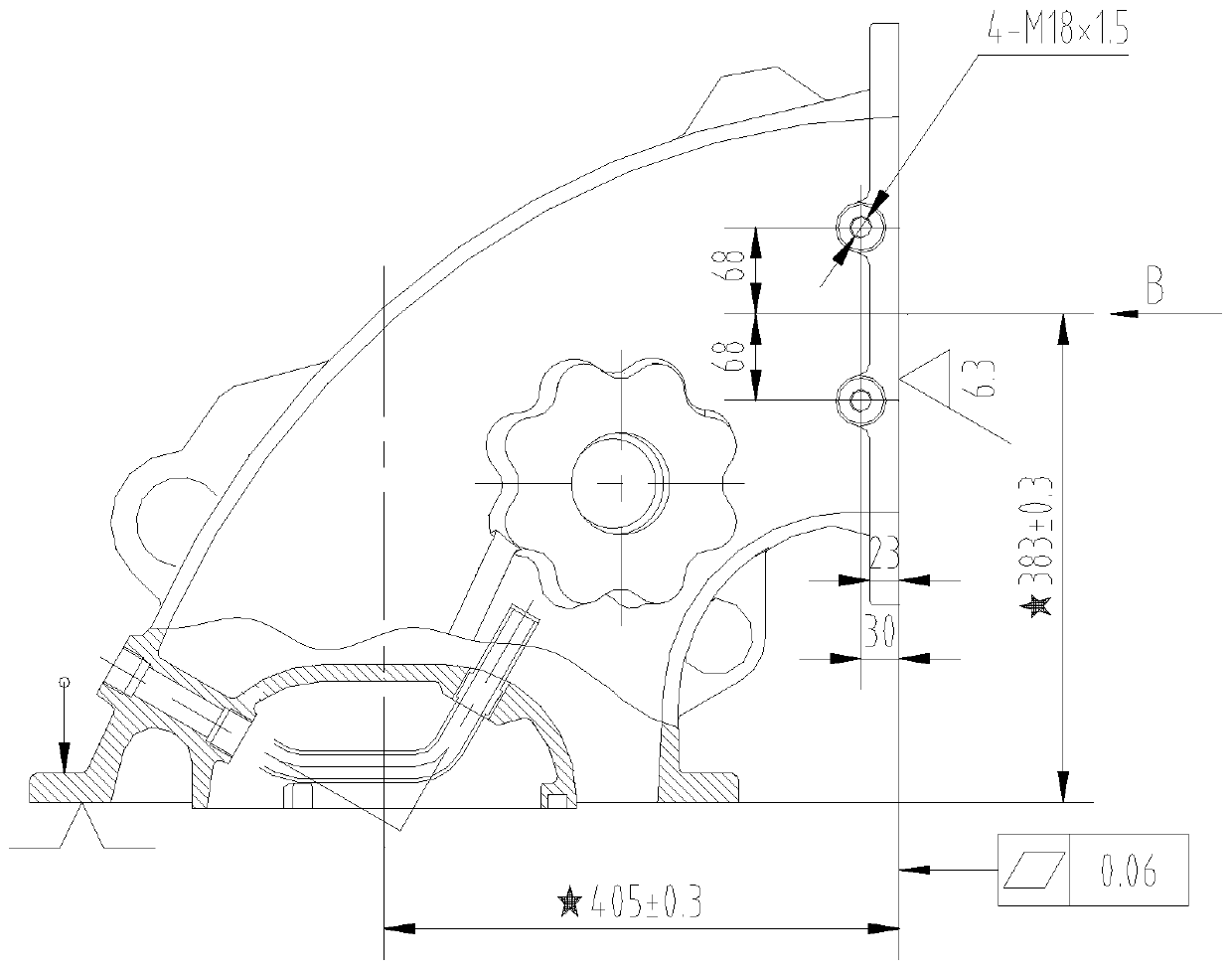 Machining Method and Boring and Milling Tool of Turbocharger Gas Intake Shell