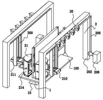 Concrete precast slab surface layer polishing device