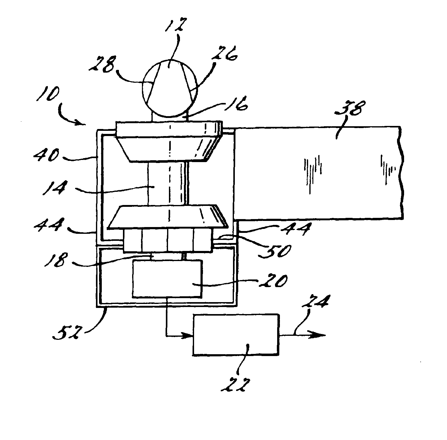 Sensing mechanism for hitch articulation angle